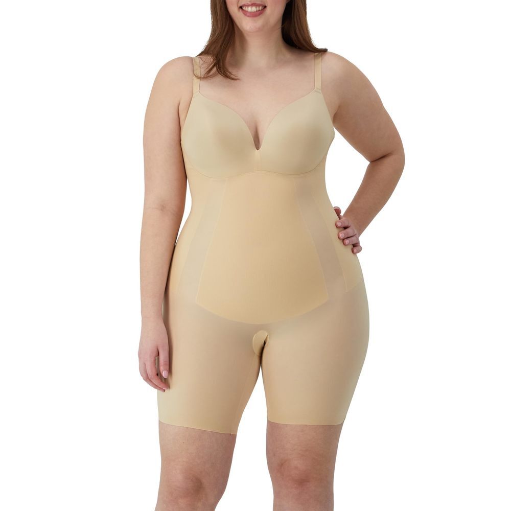 Maidenform Womens All-in-one With Built-in Bra Shapewear Dms089 All In One,